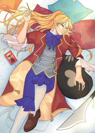 Secret art trade for (san_shirogane) on instagram